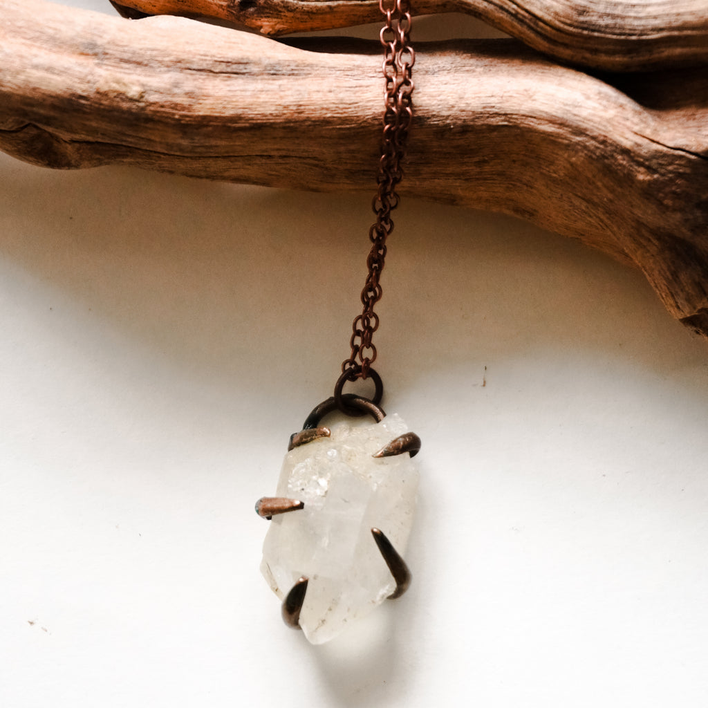 Collana con quarzetto grezzo (Copia)