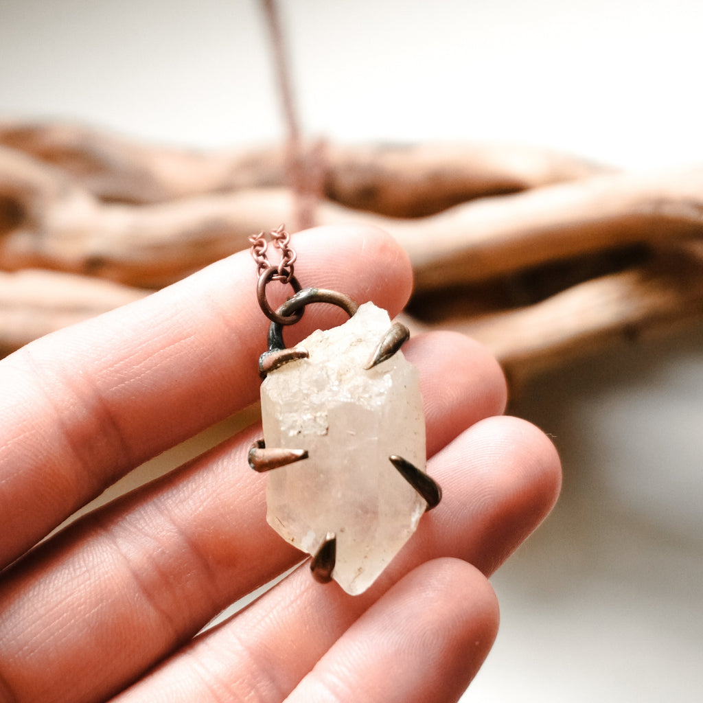 Collana con quarzetto grezzo (Copia)