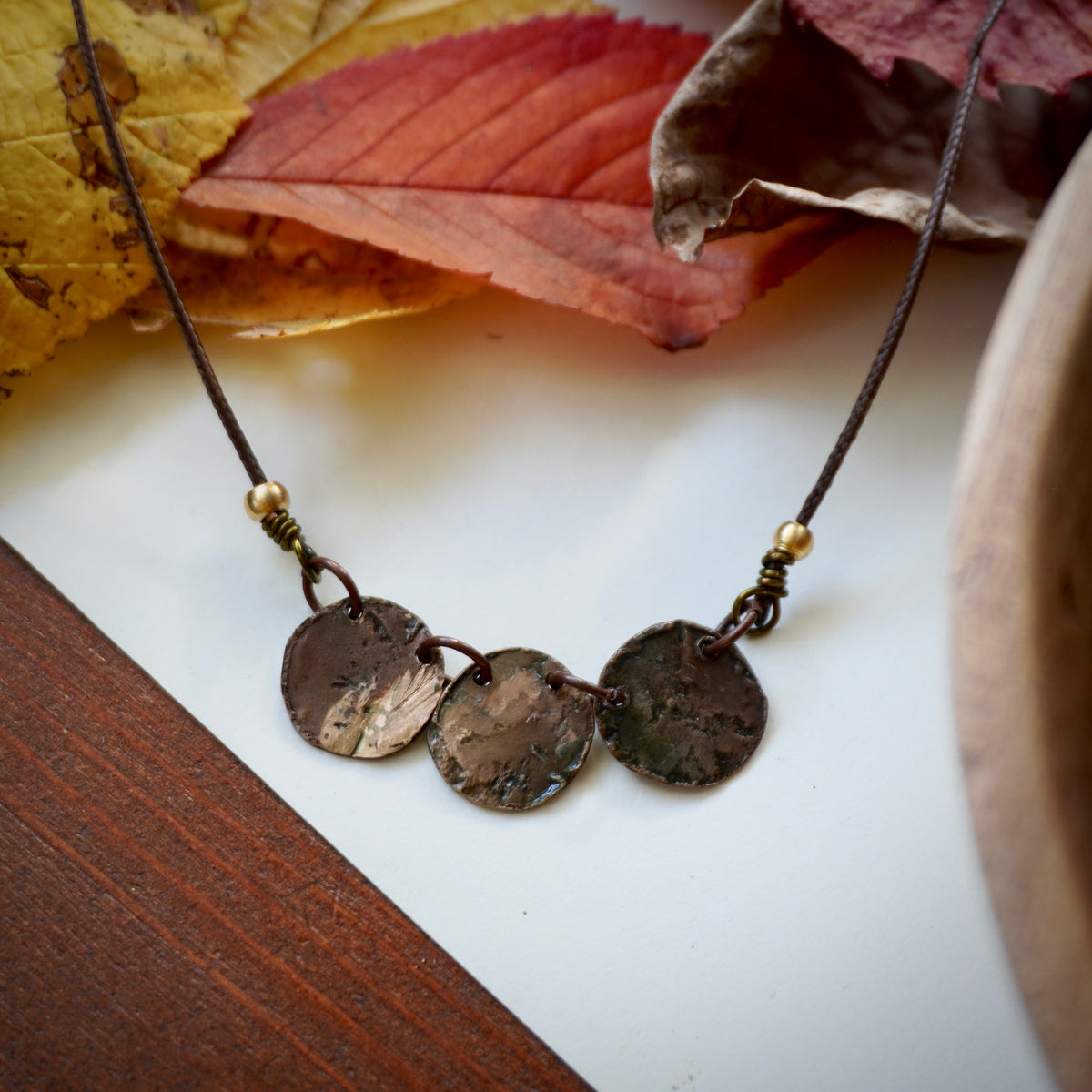 Collana con cerchietti