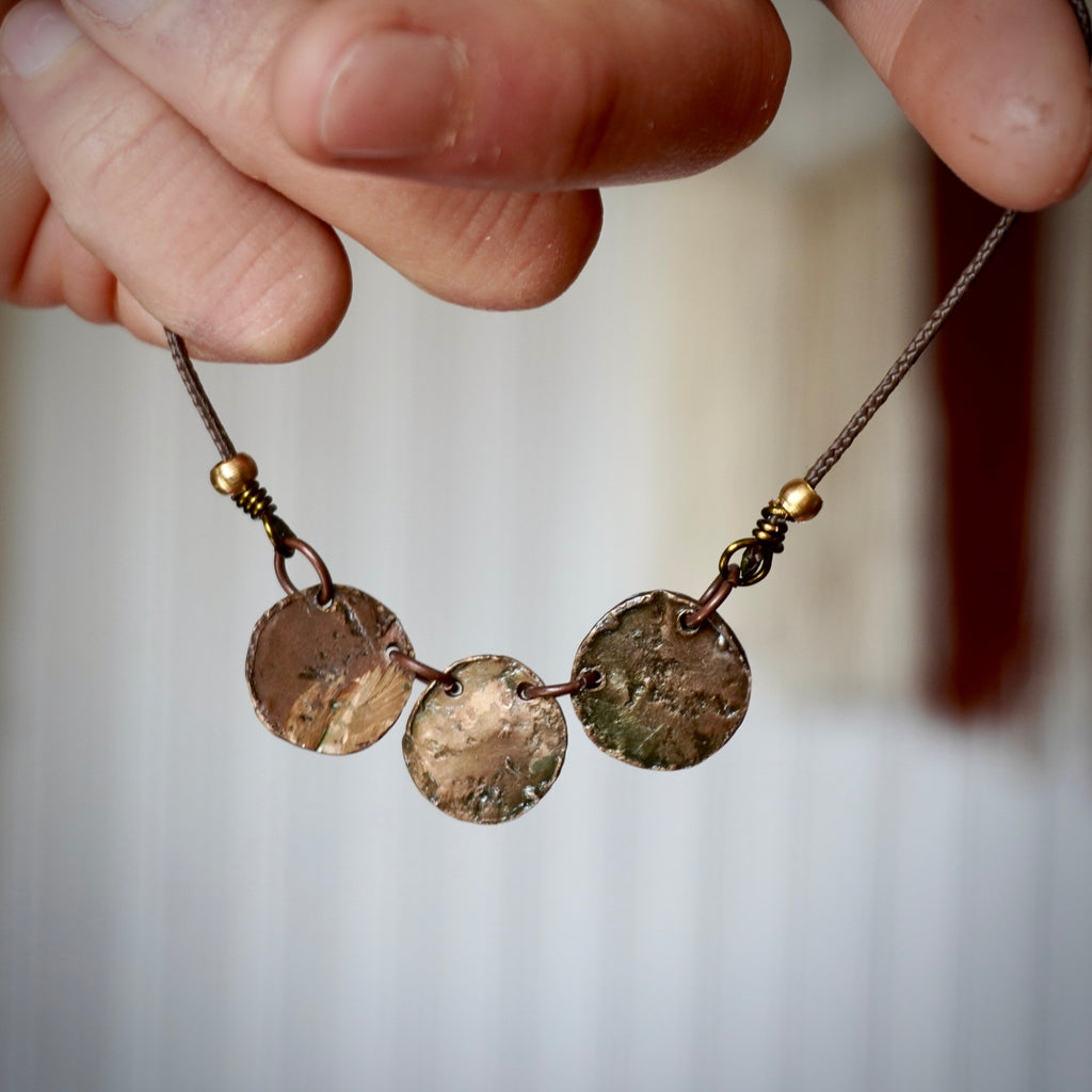 Collana con cerchietti