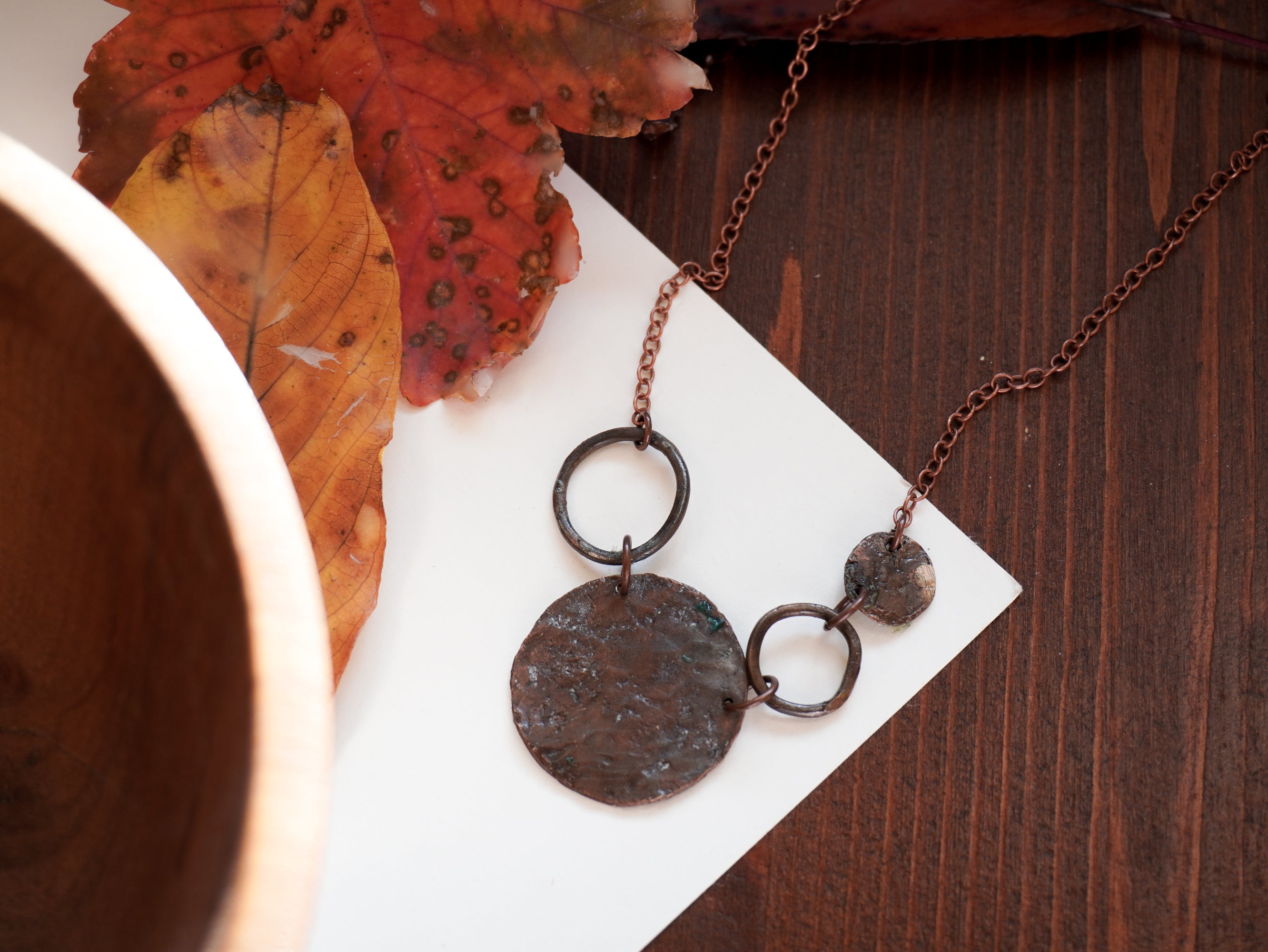 Collana MAXI con cerchietti