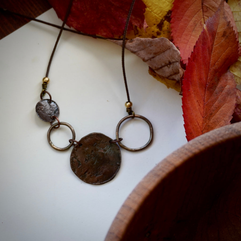 Collana MAXI con cerchietti