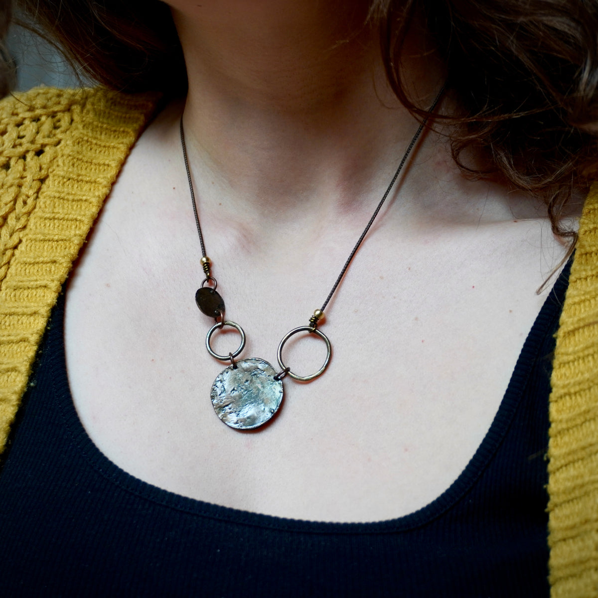 Collana MAXI con cerchietti